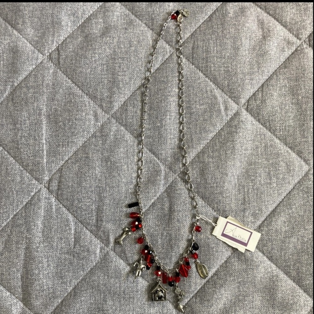 Georgia Bulldogs Ann Peden Charm Necklace Cute Game Day Jewelry Wife Gift UGA